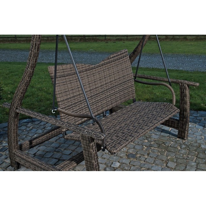 2er Hollywood Schaukel Ocean Cremeweiß 5mm