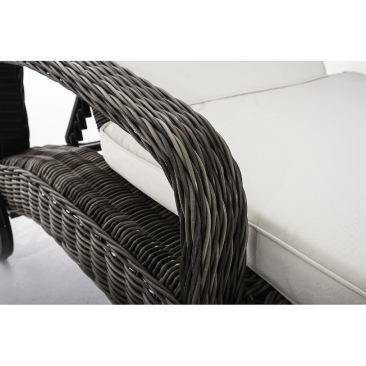Set Sonnenliegen Luini Cremeweiss