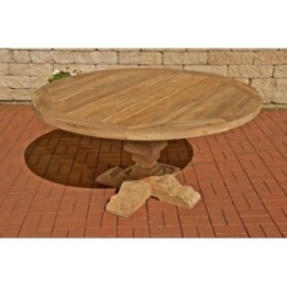 Tisch Bloom rund 150x150x75 outdoor Teak