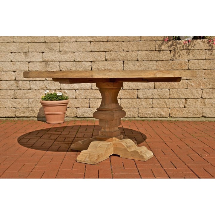 Tisch Bloom rund 150x150x75 outdoor Teak