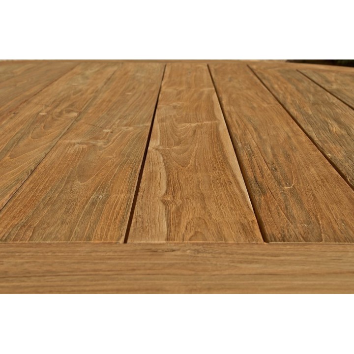 Tisch Bloom rund 150x150x75 outdoor Teak