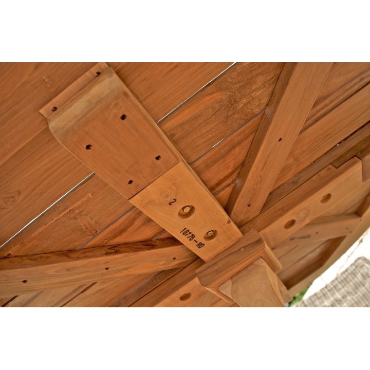 Tisch Bloom rund 150x150x75 outdoor Teak