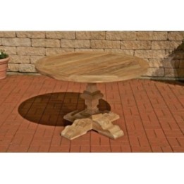 Tisch Bloom/ Espen rund 100x100x75 outdoor Teak