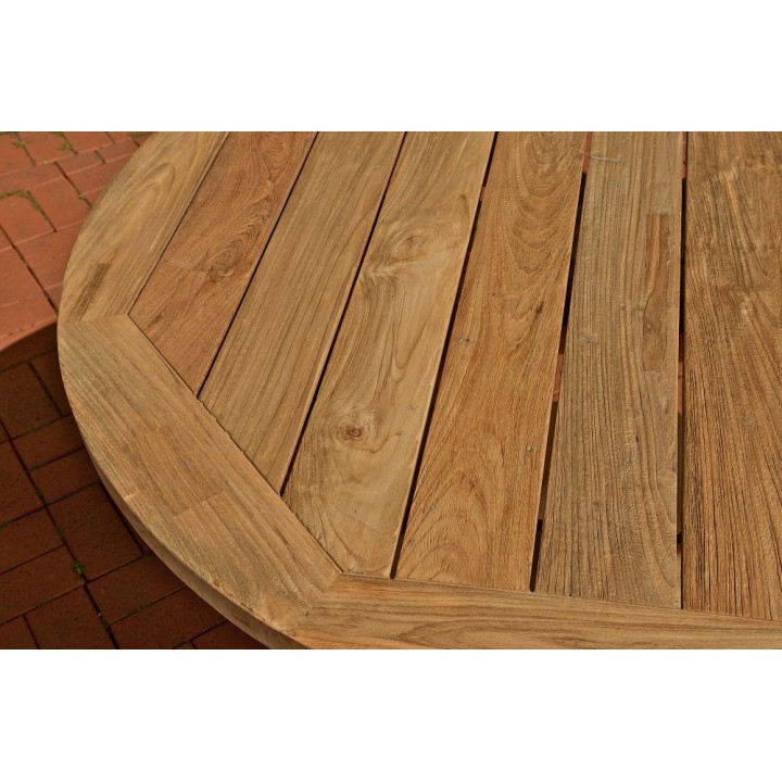 Tisch Bloom/ Espen rund 100x100x75 outdoor Teak