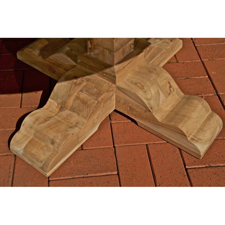 Tisch Bloom/ Espen rund 100x100x75 outdoor Teak