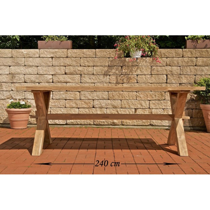 Tisch St. Barth 240x100x75 outdoor Teak