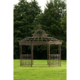 XXL Luxus Pavillon Romantik rund 500 cm