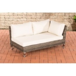 Ecksofa Moss Cremeweiss