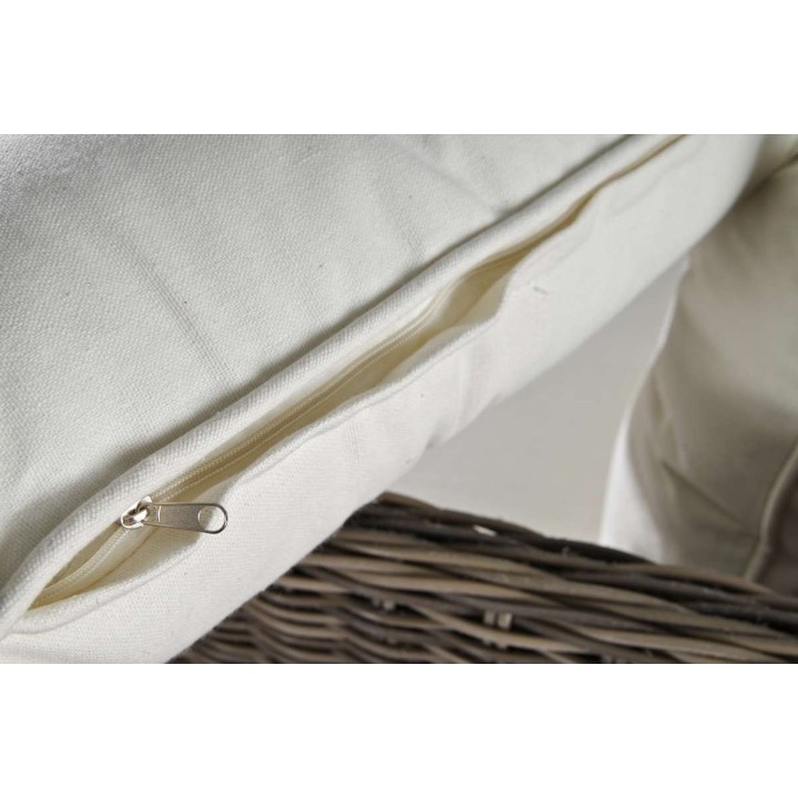 Ecksofa Moss Cremeweiss