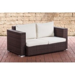 2er Sofa Provence / Sunset Cremeweiß