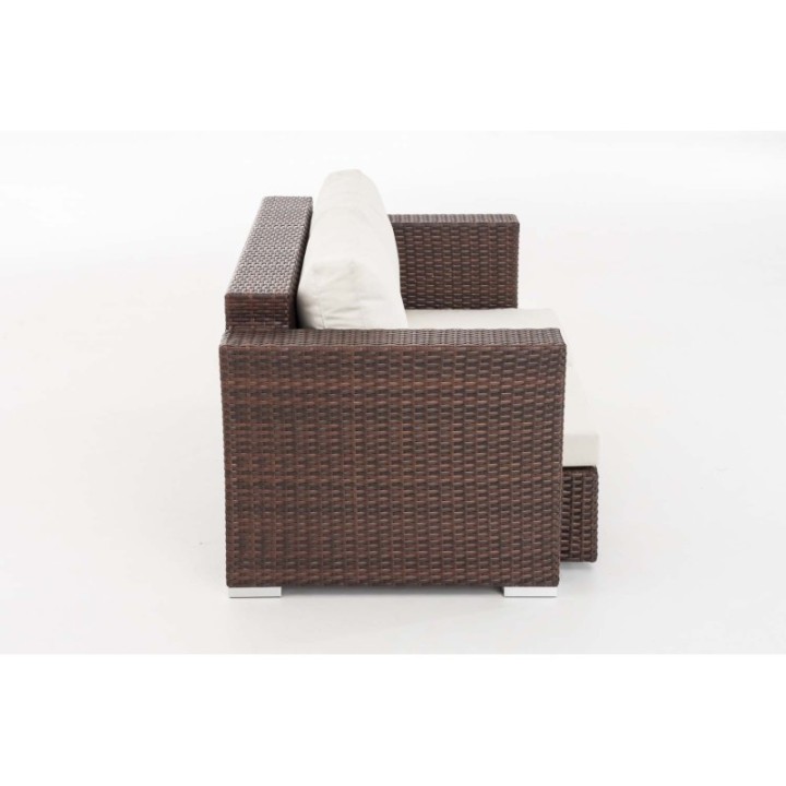 2er Sofa Provence / Sunset Cremeweiß