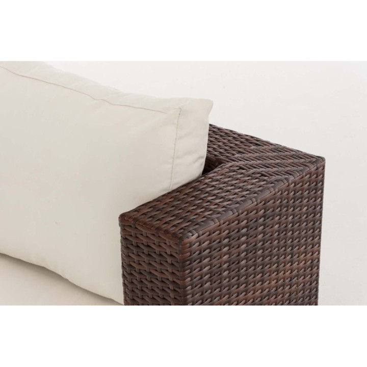 3er Sofa Provence Cremeweiß