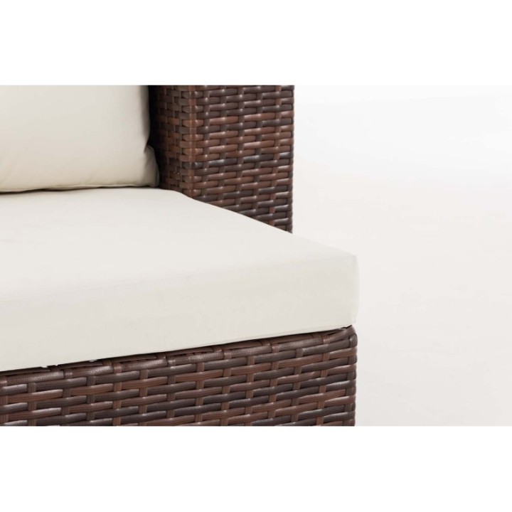 3er Sofa Provence Cremeweiß