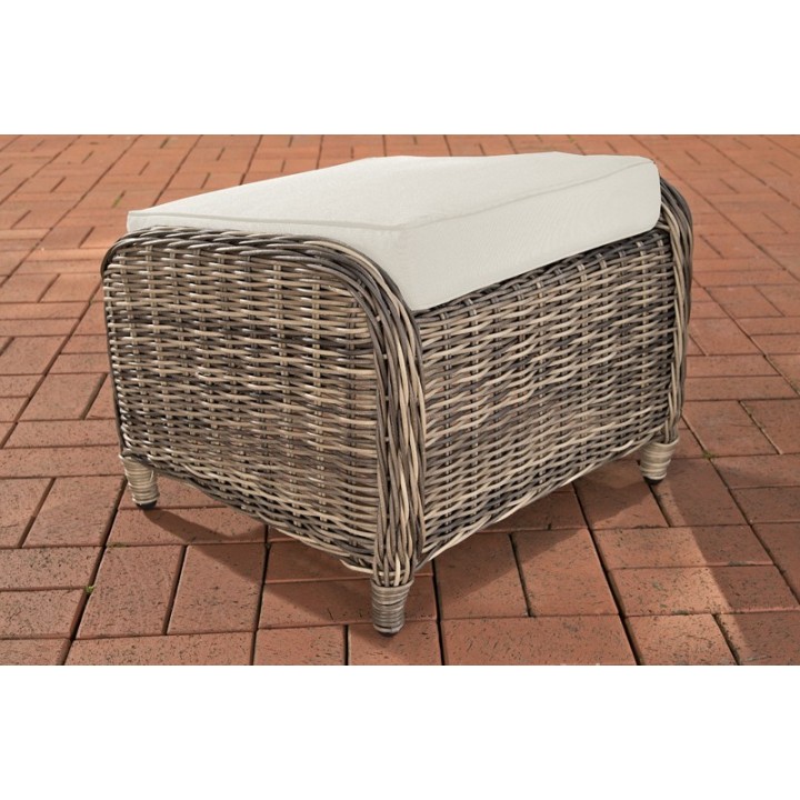Fußhocker Treviso Cremeweiss 5mm