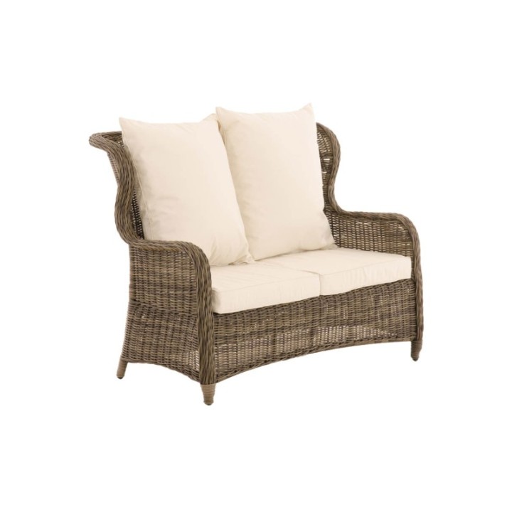 Sofa 2er Toledo Cremeweiss 5mm