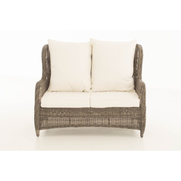 Sofa 2er Toledo Cremeweiss 5mm