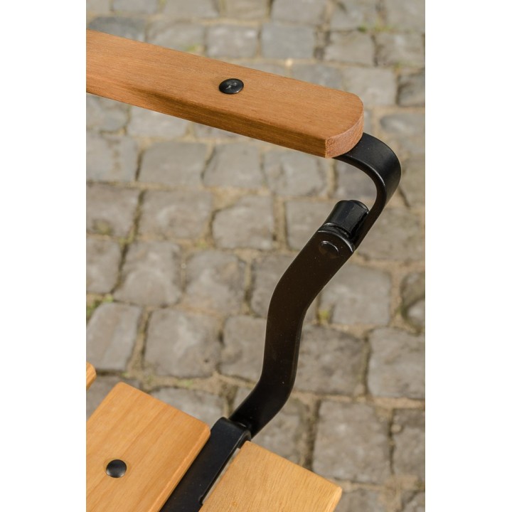 Klappstuhl Raya Eisen/Teak