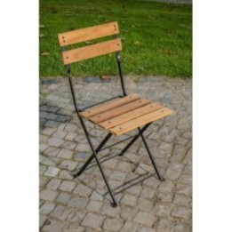 Klappstuhl Palu Eisen/Teak