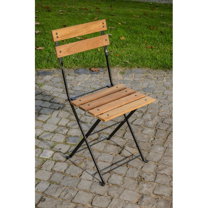 Klappstuhl Palu Eisen/Teak