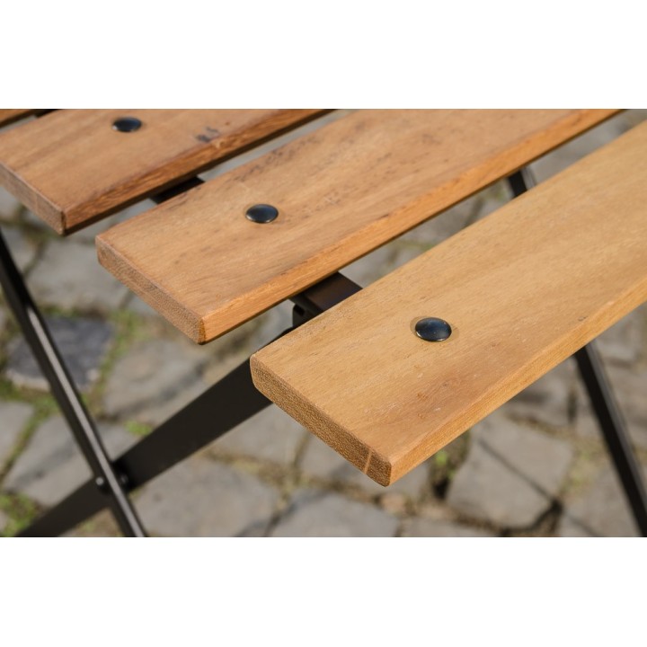 Klappstuhl Palu Eisen/Teak