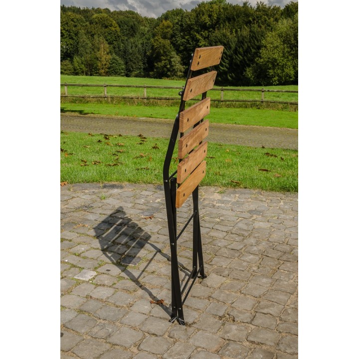 Klappstuhl Palu Eisen/Teak