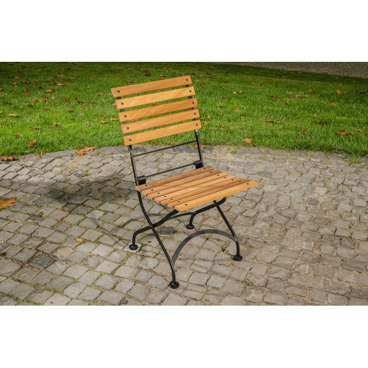 Klappstuhl Ruta Eisen/Teak