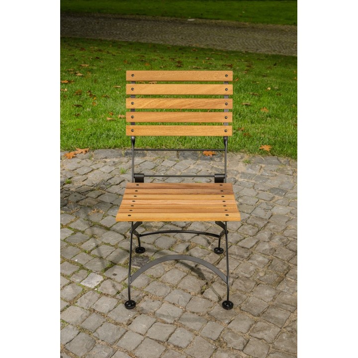 Klappstuhl Ruta Eisen/Teak
