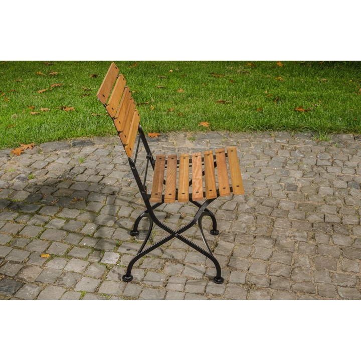 Klappstuhl Ruta Eisen/Teak