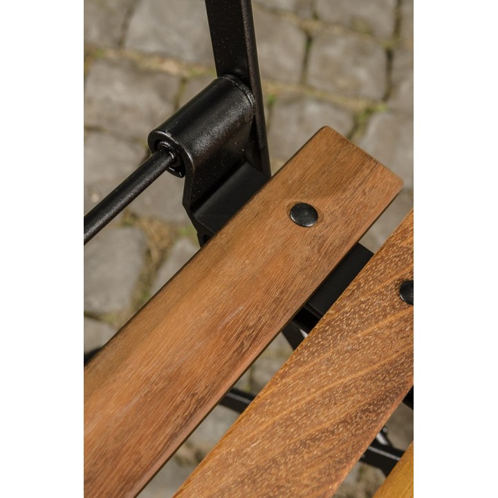 Klappstuhl Ruta Eisen/Teak