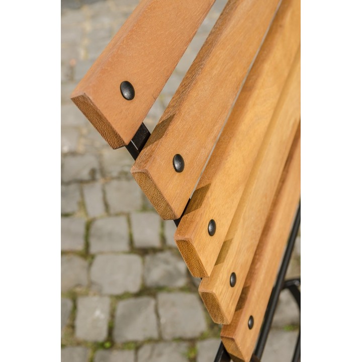Klappstuhl Pina Eisen/Teak