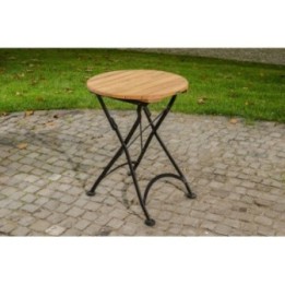 Klapptisch Minto 60 cm Eisen/Teak