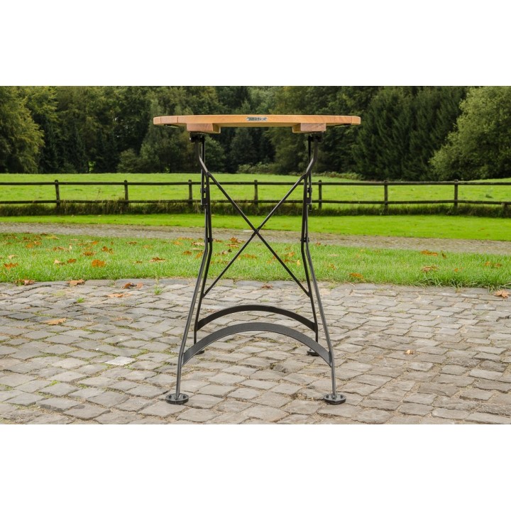 Klapptisch Minto 60 cm Eisen/Teak