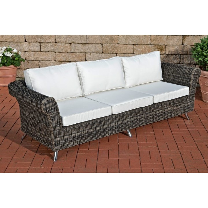 3er Sofa Vivari Cremeweiß