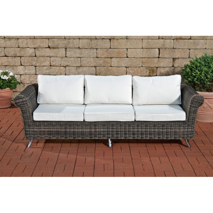 3er Sofa Vivari Cremeweiß