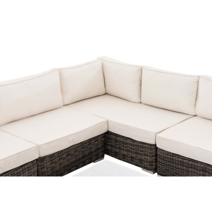 Gartengarnitur Barcelona Cremeweiss 5mm