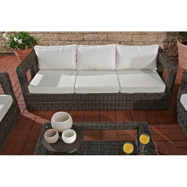 Lounge-Set Honolulu Rundrattan
