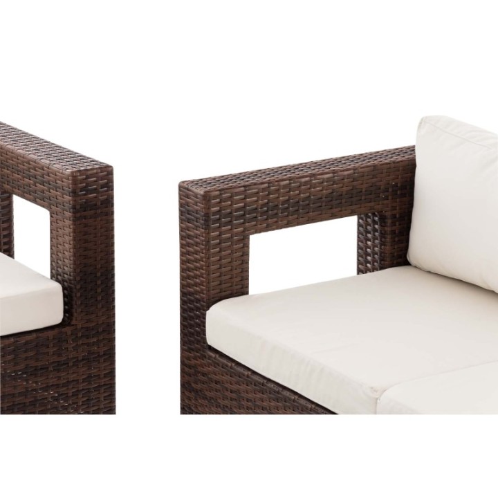 Lounge-Set Honolulu cremeweiß