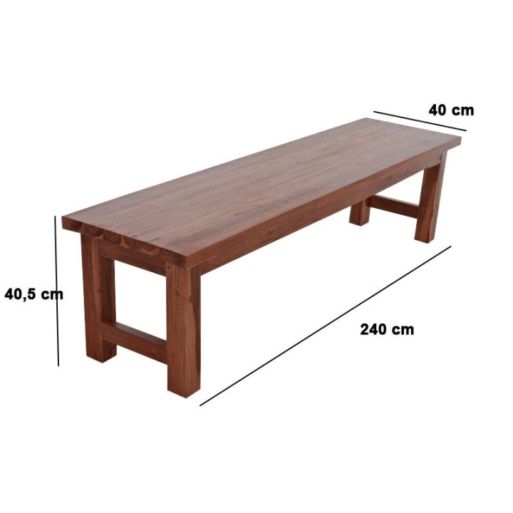 Teakbank Carlos 240 cm