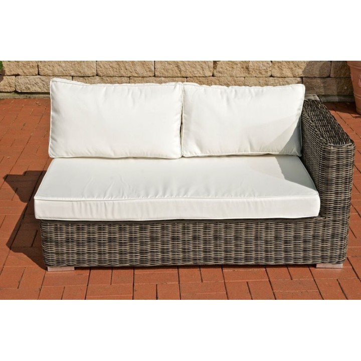 Seitenelement Links Barcelona Cremeweiss 5mm
