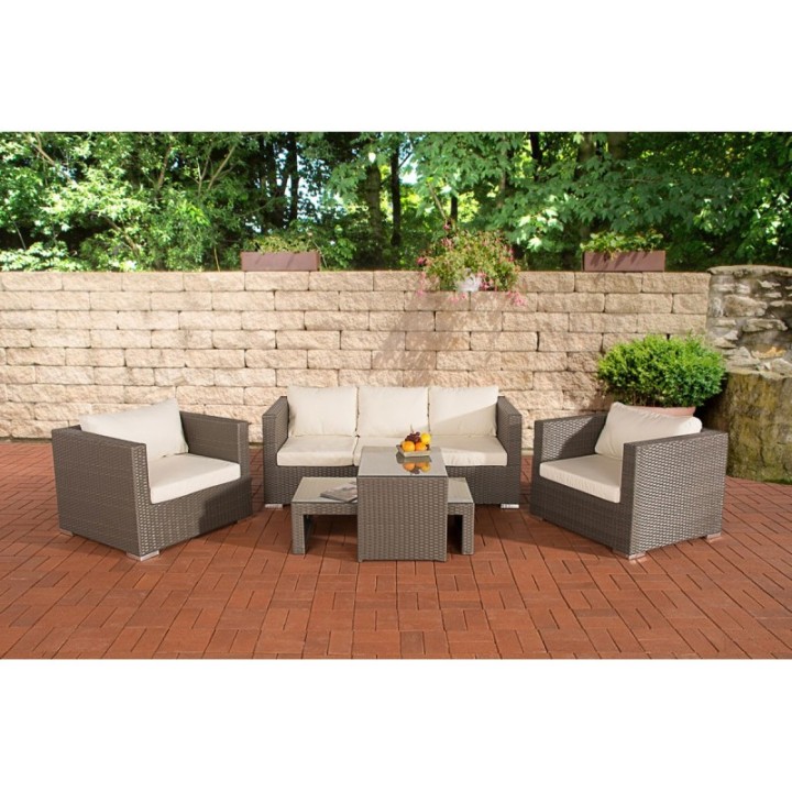 Lounge-Set Malolo Cremeweiß