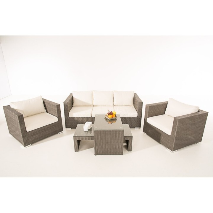 Lounge-Set Malolo Cremeweiß