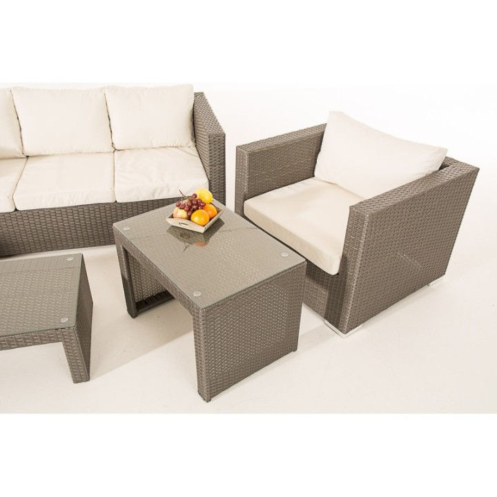 Lounge-Set Malolo Cremeweiß