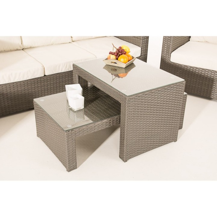 Lounge-Set Malolo Cremeweiß
