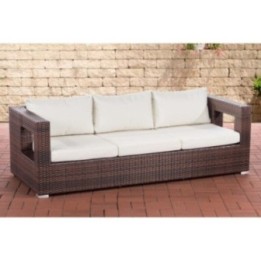 3er Sofa Honolulu Flachrattan