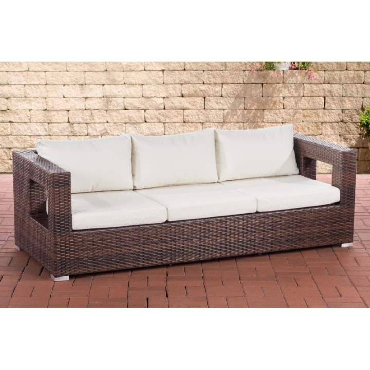 3er Sofa Honolulu Flachrattan