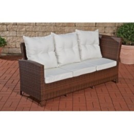 3er Sofa Bermeo Cremeweiss