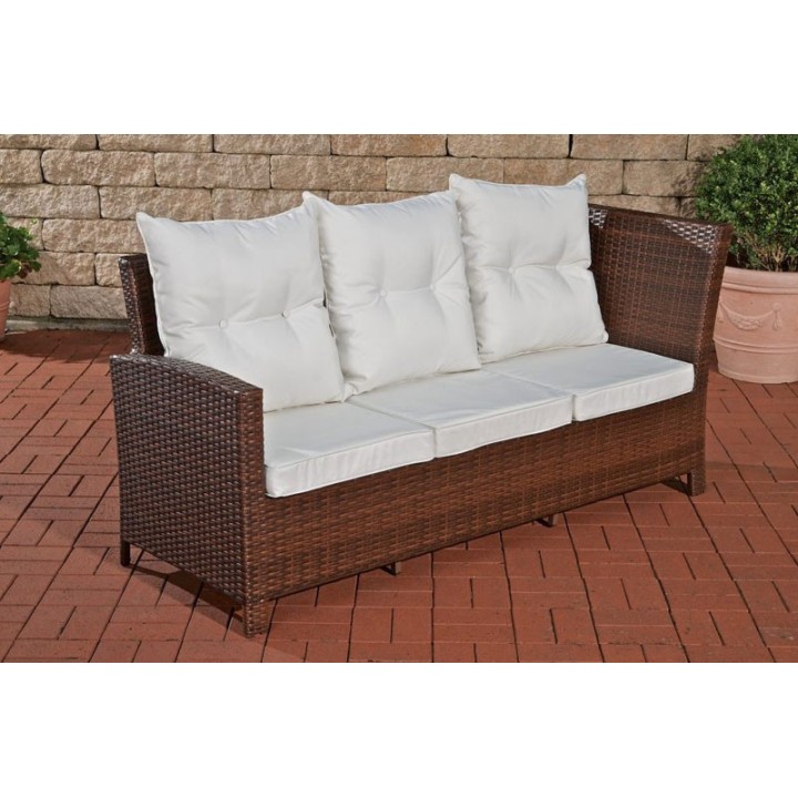 3er Sofa Bermeo Cremeweiss