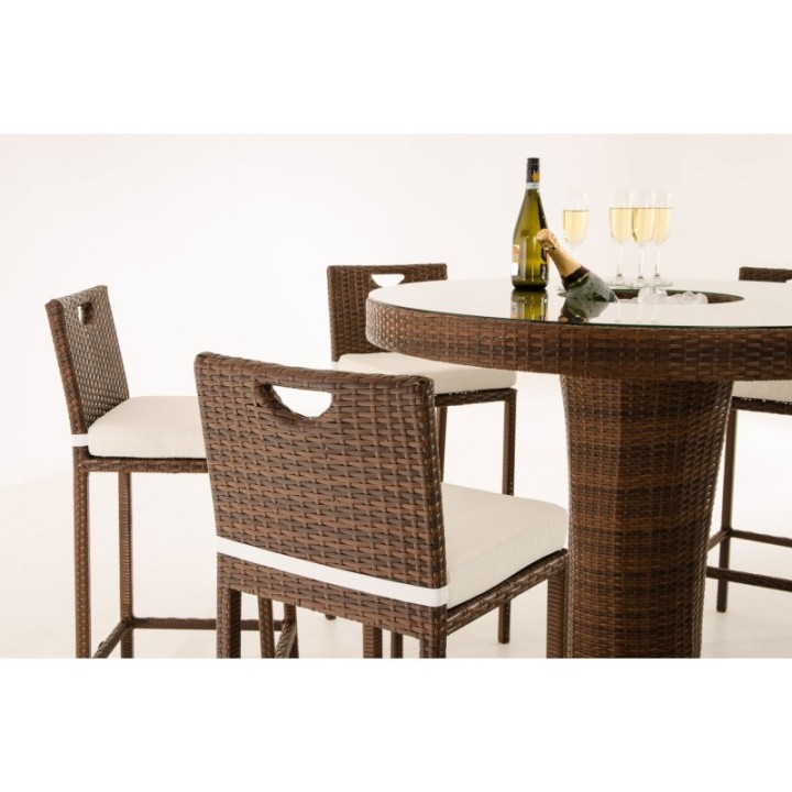 Gartenbar Mari XL Cremeweiß