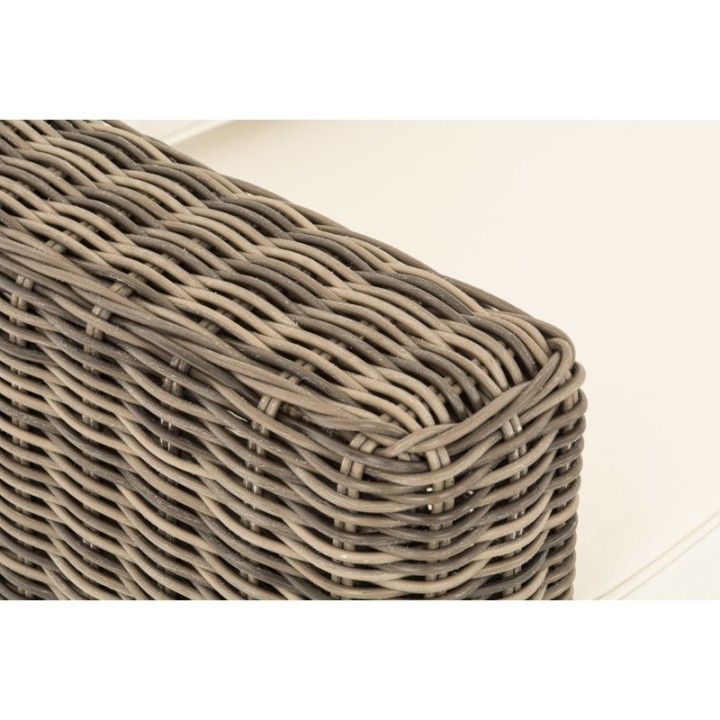 3er-Sofa Bilbao / Madeira Cremeweiss