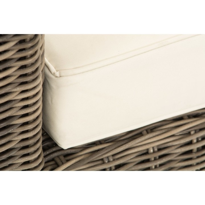 3er-Sofa Bilbao / Madeira Cremeweiss